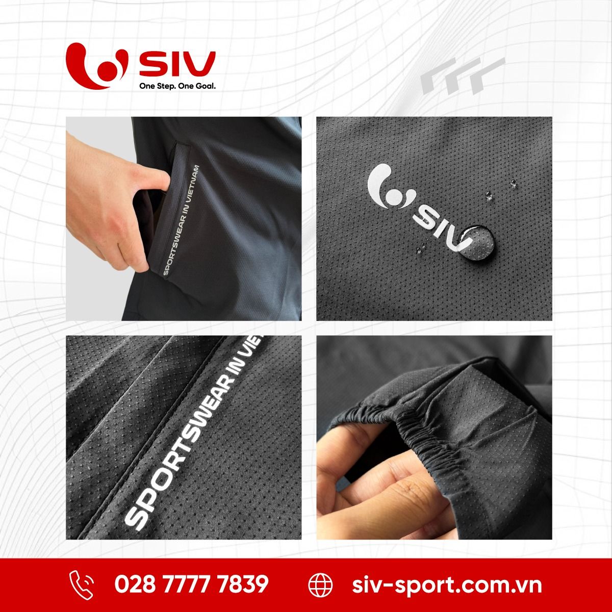  Áo khoác chạy bộ SIV Fly Jacket - Đen 