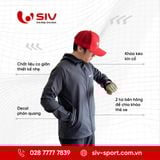  Áo khoác chạy bộ SIV Fly Jacket - Đen 