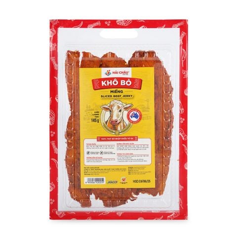  Khô bò miếng - Hải Châu - Hộp nhựa 