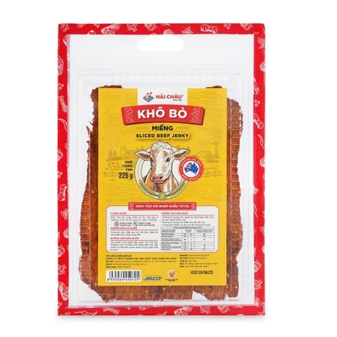  Khô bò miếng - Hải Châu - Hộp nhựa 