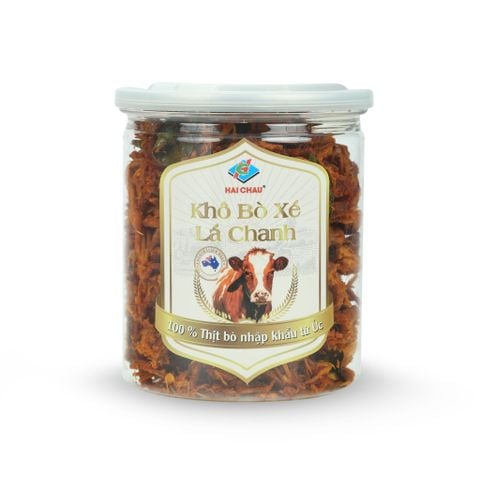  Khô bò xé lá chanh - Hải Châu - Dạng hũ 