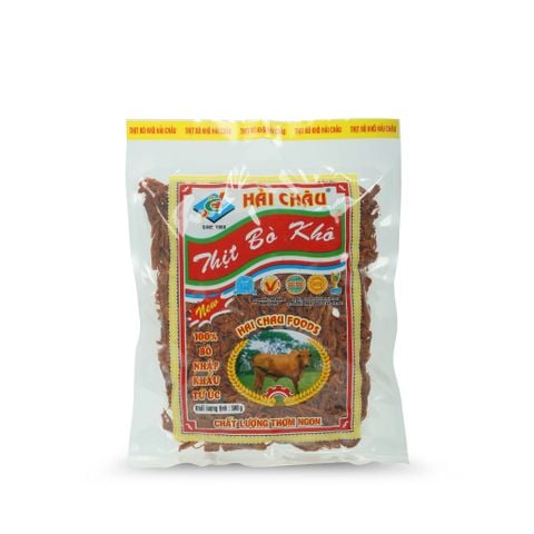  Khô bò Hải Châu - 500g - Dạng túi 