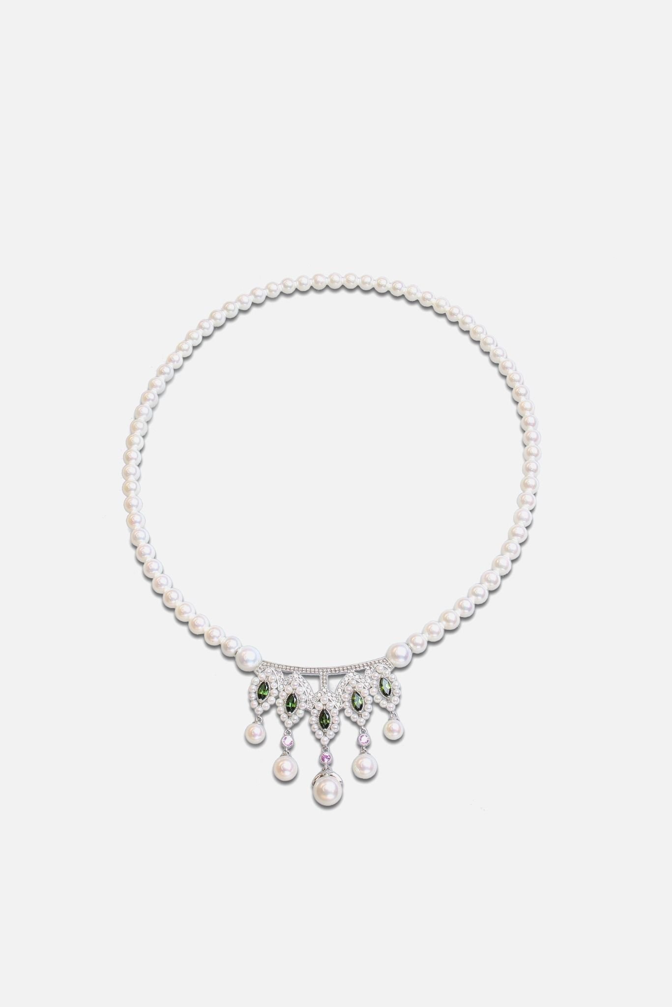  CHUỖI CỔ AKOYA PHỤ KIỆN VÀNG HIGH-END 