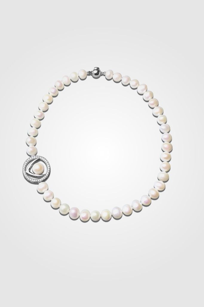 CHUỖI CỔ NGỌC TRAI PHÚ QUỐC MÓC + PK BẠC LBP HERITAGE