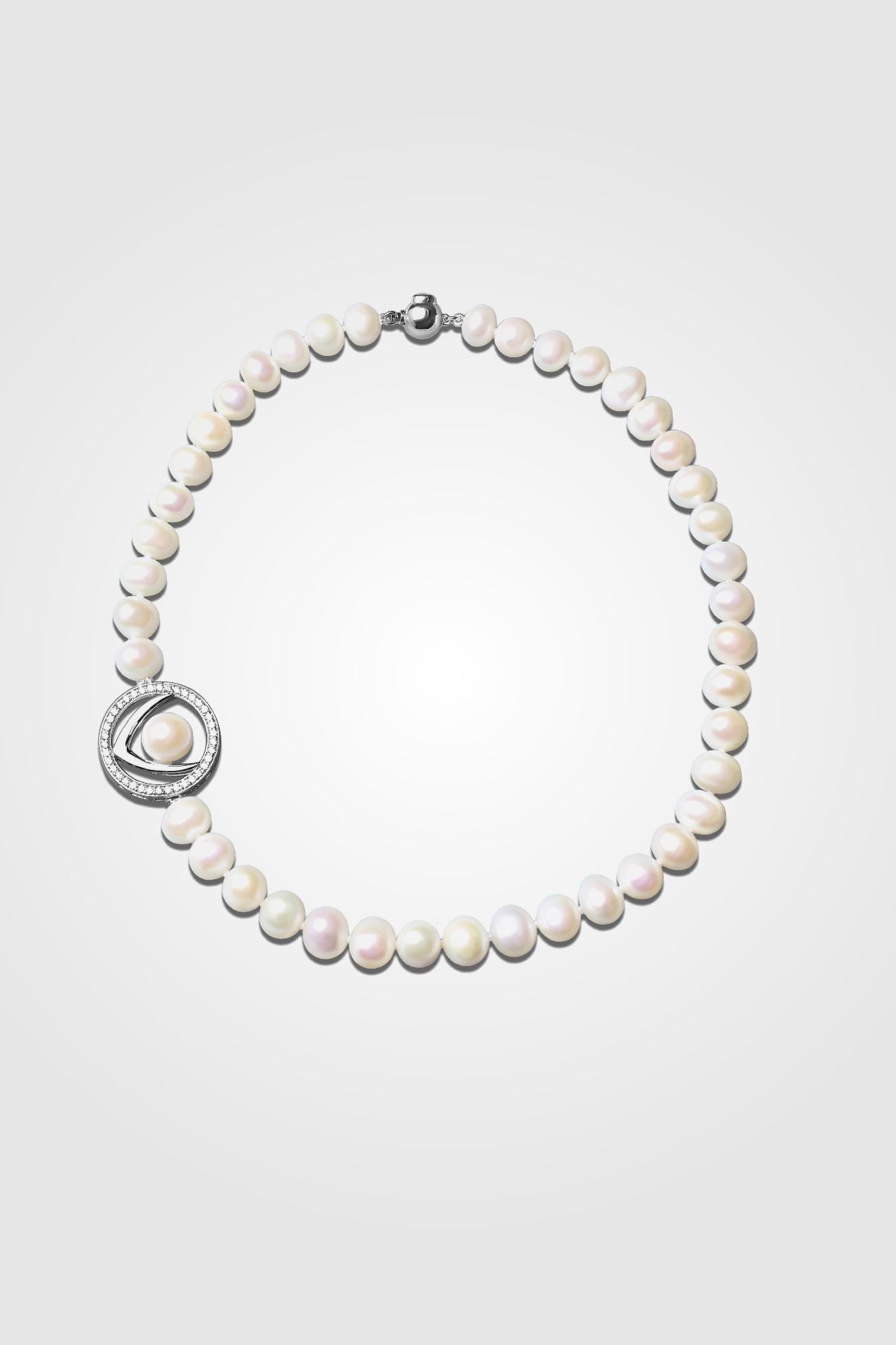  CHUỖI CỔ NGỌC TRAI PHÚ QUỐC MÓC + PK BẠC LBP HERITAGE 