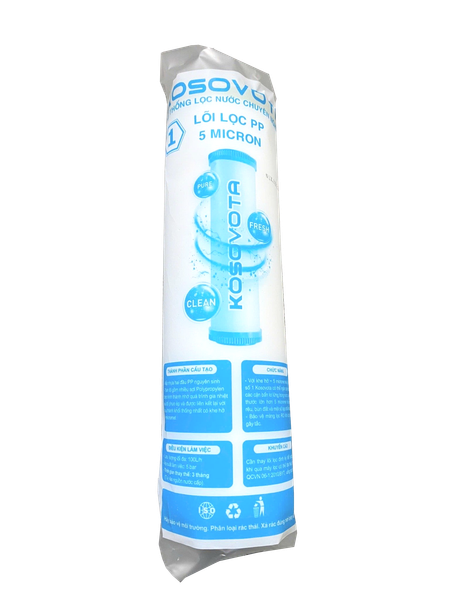  Lõi lọc số 1: PP 5 micromet Kosovota 10