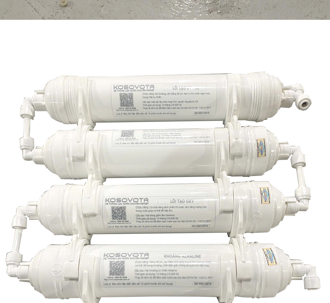  Lõi lọc nước Kosovota CT-33  than hoạt tính Aquasorb (10inch) 