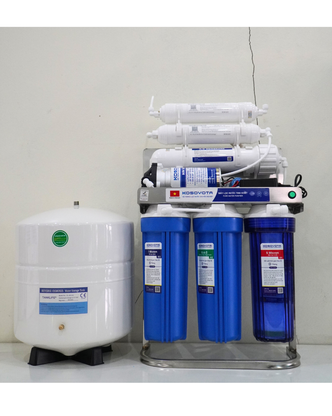  Máy lọc nước tinh khiết Kosovota RO 10L/h Gia đình KSV-R06 