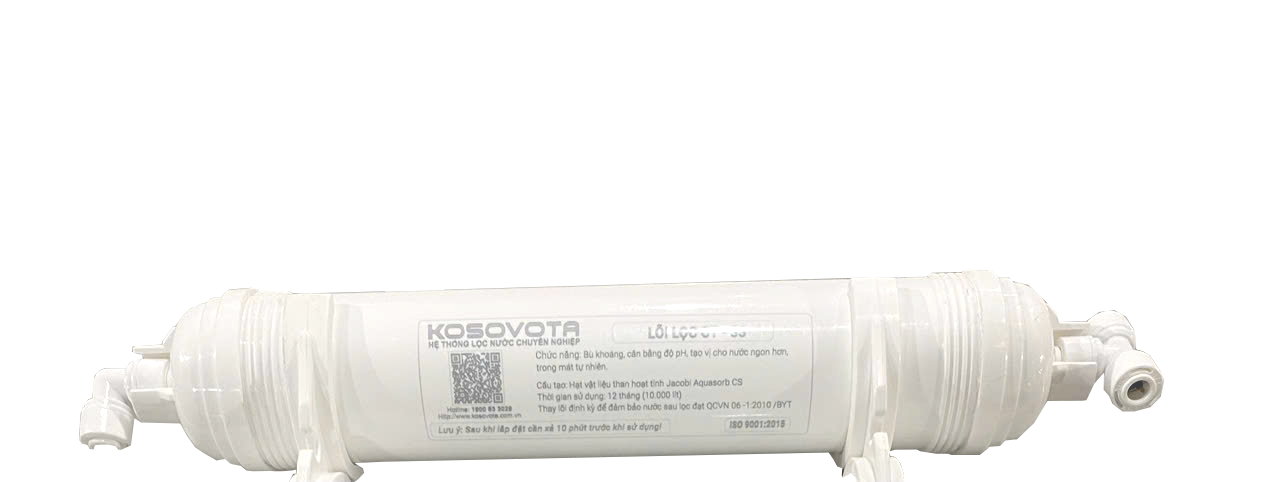  Lõi lọc nước Kosovota CT-33  than hoạt tính Aquasorb (10inch) 