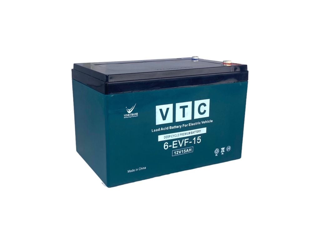 Bình ắc quy  VTC 6-EVF-15 (12V-15AH)