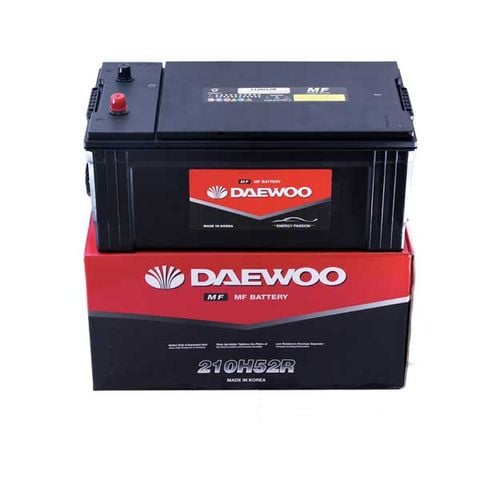 Bình ắc quy tàu thuyền Daewoo 210H52R  12V - 200AH (HÀNG NHẬP KHẨU)