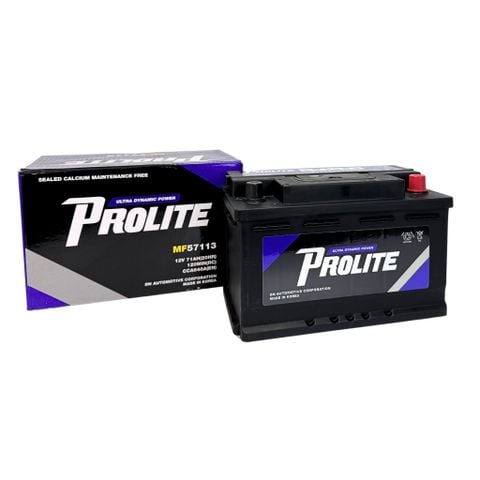 Bình ắc quy Ô tô NGOẠI NHẬP - Prolite DIN57113 12V - 71AH