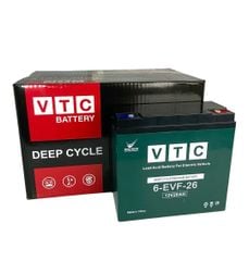 Bình ắc quy VTC 6-EVF-26 (12V-26AH)