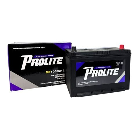 Bình ắc quy Ô tô NGOẠI NHẬP - Prolite 105D31L  12V - 90Ah