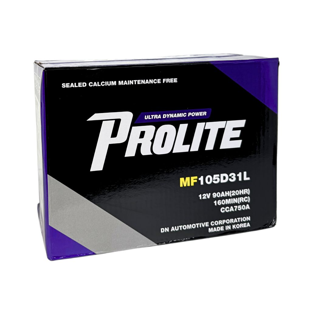 Bình ắc quy Ô tô NGOẠI NHẬP - Prolite 105D31L  12V - 90Ah