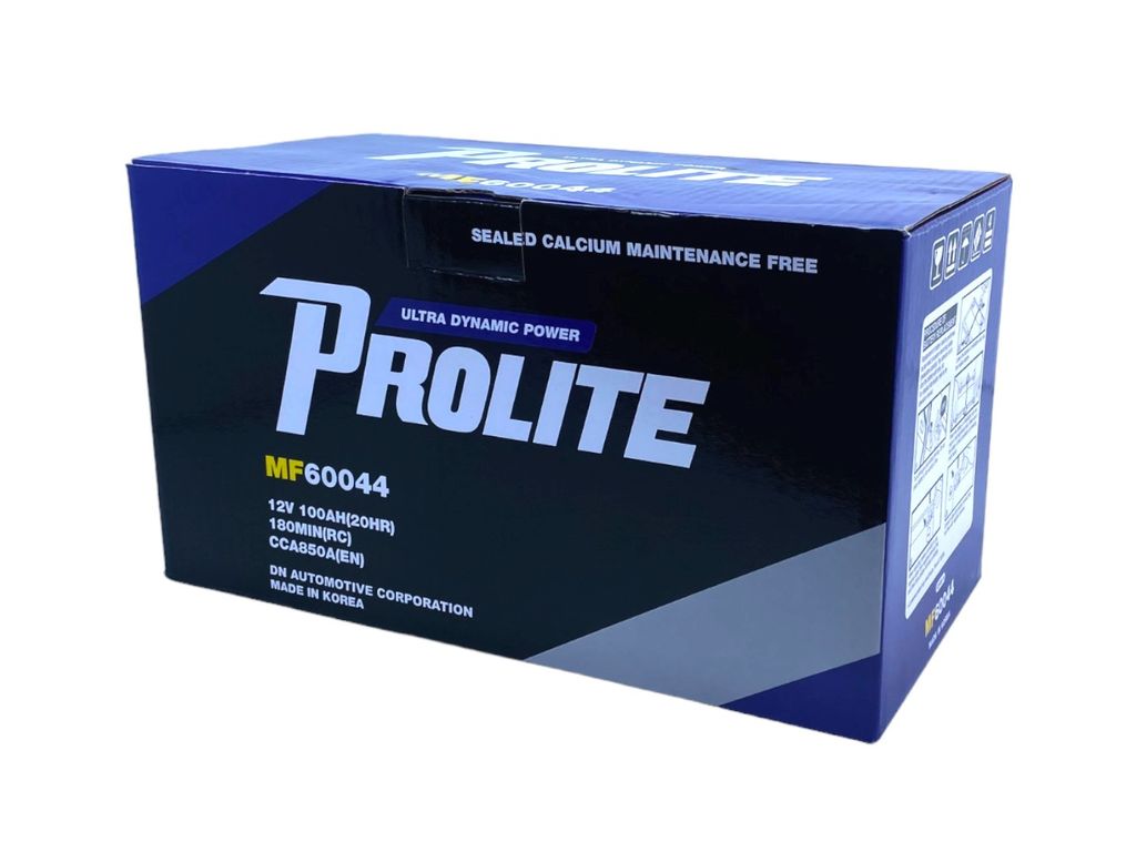 Bình ắc quy Ô tô NGOẠI NHẬP - Prolite DIN60044 12V - 100Ah