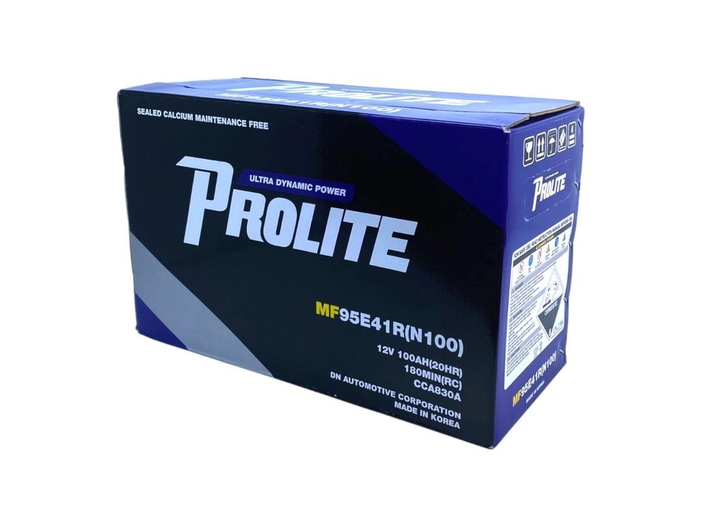 Bình ắc quy tàu thuyền Prolite 95E41R 12V - 100AH  (HÀNG NHẬP KHẨU)