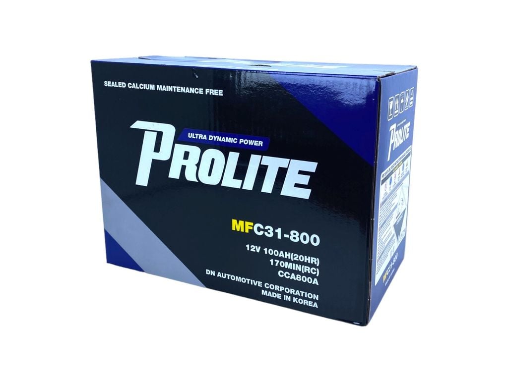 Bình ắc quy Ô tô NGOẠI NHẬP - Prolite C31-800 12V - 100AH