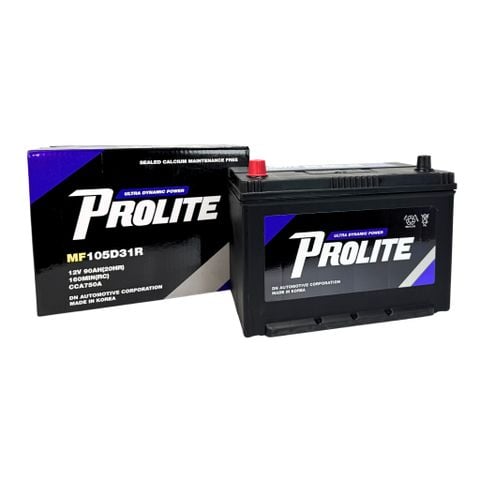Bình ắc quy Ô tô NGOẠI NHẬP - Prolite 105D31R  12V - 90Ah