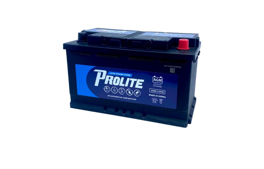Bình ắc quy Ô tô NGOẠI NHẬP - Prolite AGM 80 LN4 12V - 80Ah