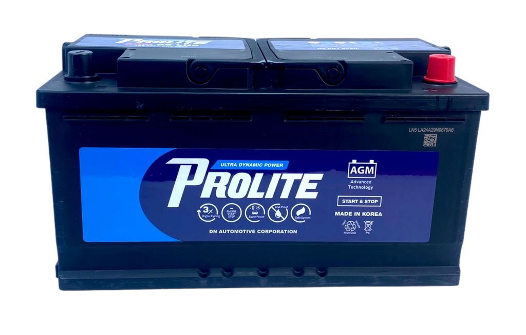 Bình ắc quy Ô tô NGOẠI NHẬP - Prolite AGM 95 LN5 12V - 95Ah