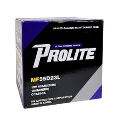 Bình ắc quy Ô tô NGOẠI NHẬP - Prolite 55D23L  12V - 60Ah