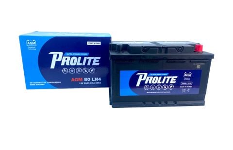 Bình ắc quy Ô tô NGOẠI NHẬP - Prolite AGM 80 LN4 12V - 80Ah