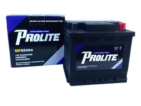 Bình ắc quy Ô tô NGOẠI NHẬP - Prolite DIN55054 12V - 50Ah
