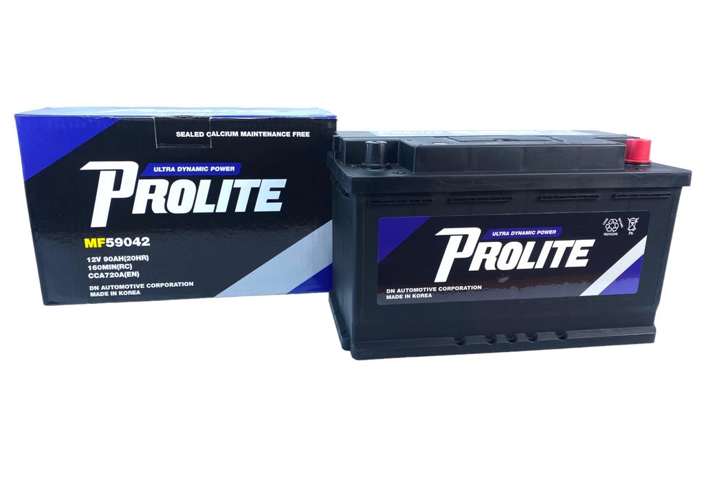 Bình ắc quy Ô tô NGOẠI NHẬP - Prolite DIN59042 12V - 90Ah