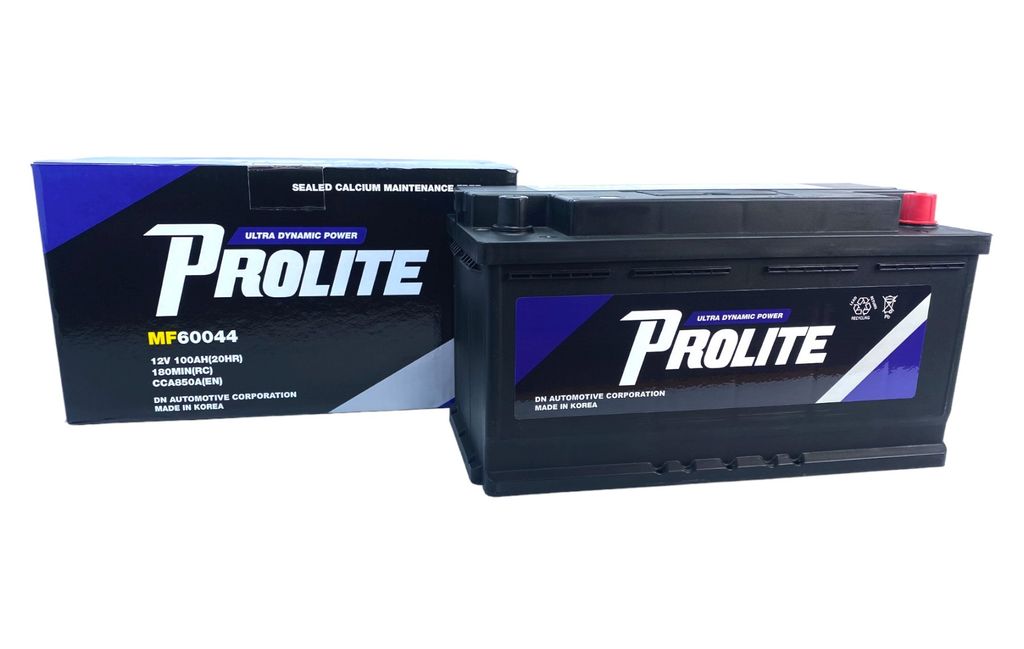 Bình ắc quy Ô tô NGOẠI NHẬP - Prolite DIN60044 12V - 100Ah