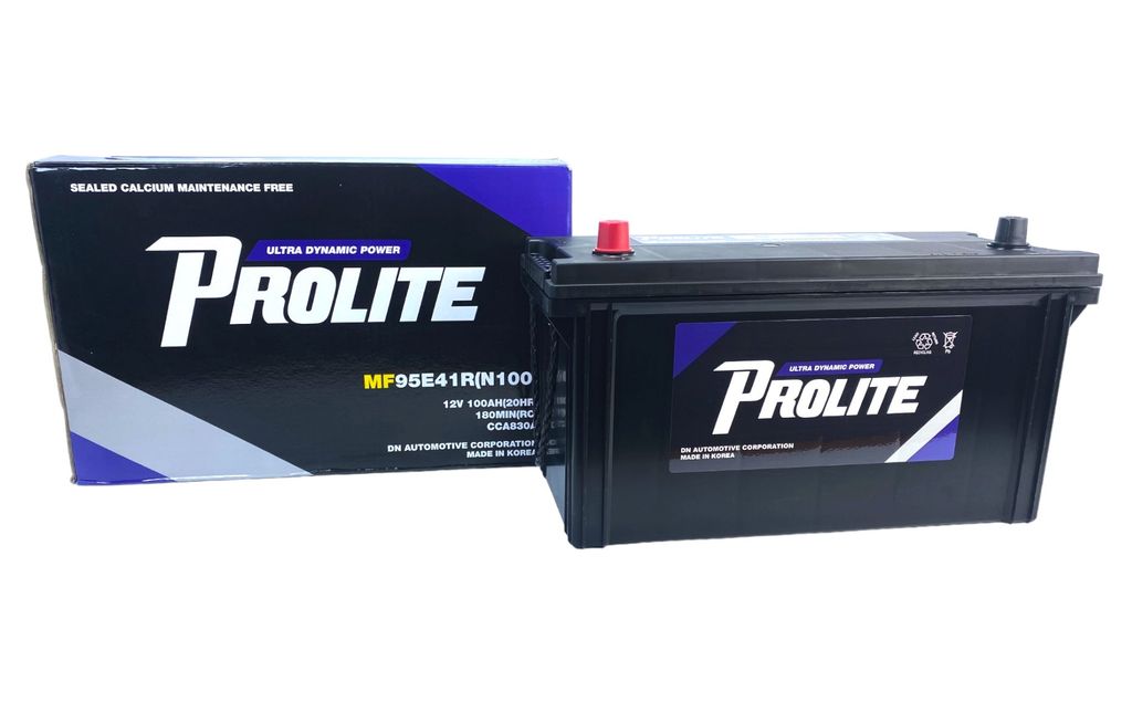 Bình ắc quy tàu thuyền Prolite 95E41R 12V - 100AH  (HÀNG NHẬP KHẨU)