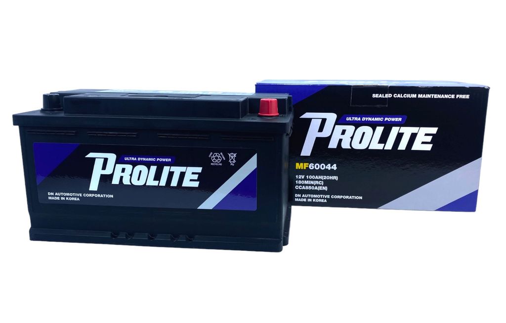 Bình ắc quy Ô tô NGOẠI NHẬP - Prolite DIN60044 12V - 100Ah