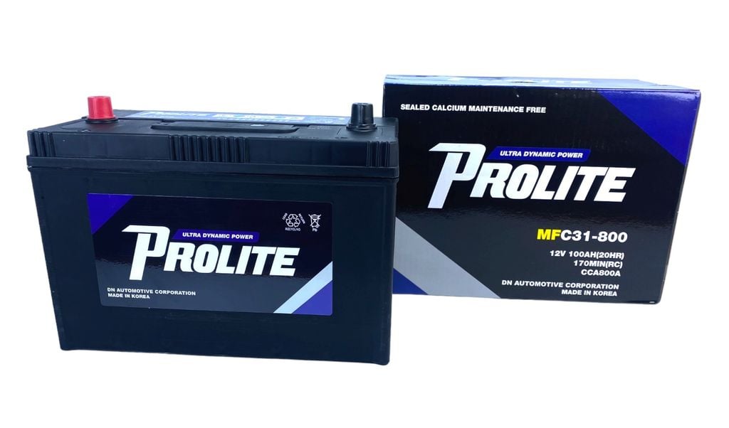 Bình ắc quy Ô tô NGOẠI NHẬP - Prolite C31-800 12V - 100AH