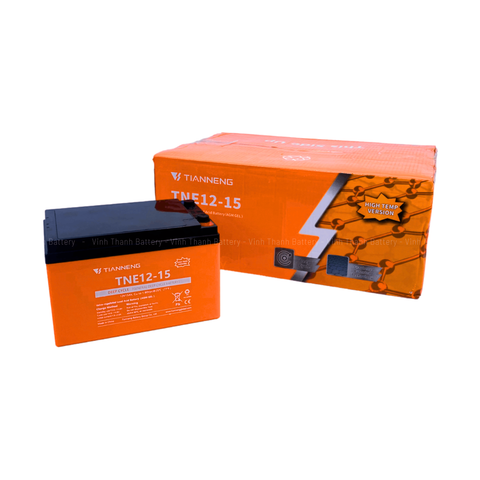 Bình ắc quy xe đạp điện Tianneng 12-15 (Chịu nhiệt)