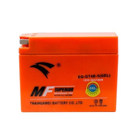 Bình ắc quy xe máy EAGLE EG-GT4B-5(GEL)-12V-2.3Ah (HÀNG NGOẠI NHẬP)