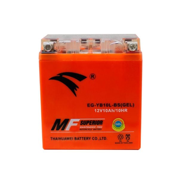 Bình ắc quy xe moto PKL EAGLE EG-YB10L-BS(GEL)-12V-10Ah (HÀNG NGOẠI NHẬP)