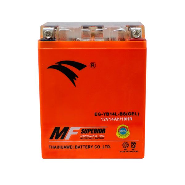Bình ắc quy xe moto PKL EAGLE EG-YB14L-BS(GEL)-12V-14Ah (HÀNG NGOẠI NHẬP)