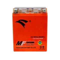 Bình ắc quy xe moto PKL EAGLE EG-YB14L-BS(GEL)-12V-14Ah (HÀNG NGOẠI NHẬP)