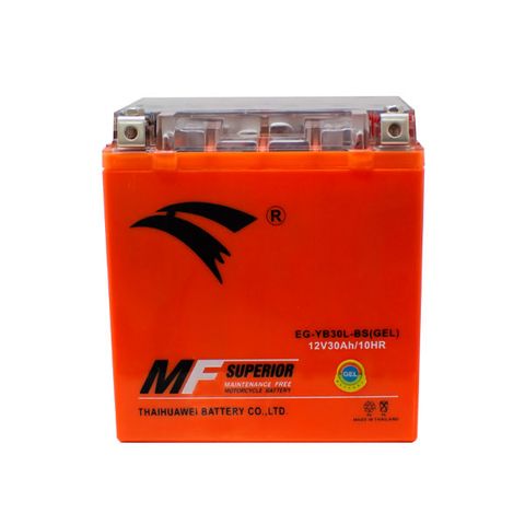 Bình ắc quy xe moto PKL EAGLE EG-YB30L-BS(GEL)-12V-30Ah (HÀNG NGOẠI NHẬP)