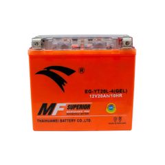 Bình ắc quy xe moto PKL EAGLE EG-YT20L-4(GEL)-12V-20Ah (HÀNG NGOẠI NHẬP)
