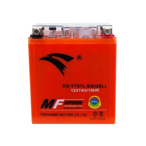 Ăc quy Eagle YTX7L-BS(GEL) 12V-7AH - HÀNG NGOẠI NHẬP