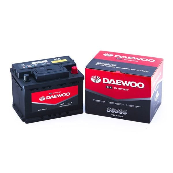 Bình ắc quy Ô tô NGOẠI NHẬP - Daewoo DIN56009 12V - 60AH