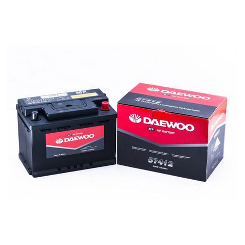 Bình ắc quy Ô tô NGOẠI NHẬP - Daewoo DIN57412 12V - 74AH