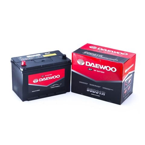 Bình ắc quy Ô tô NGOẠI NHẬP - Daewoo 12V 95D31R - 80AH