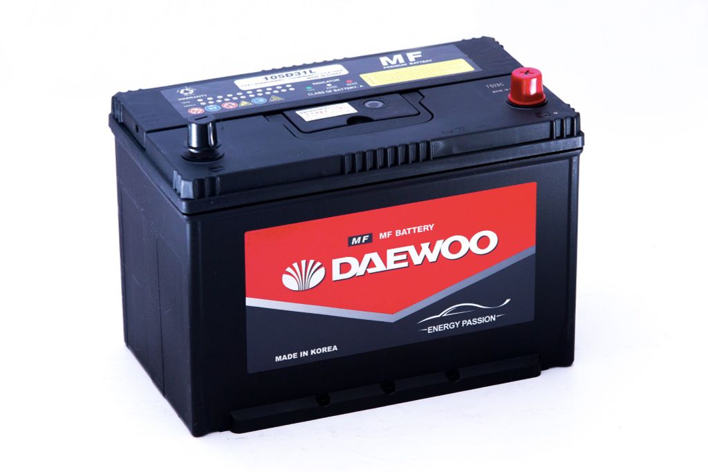 Bình ắc quy Ô tô NGOẠI NHẬP - Daewoo 105D31L 12V - 90AH