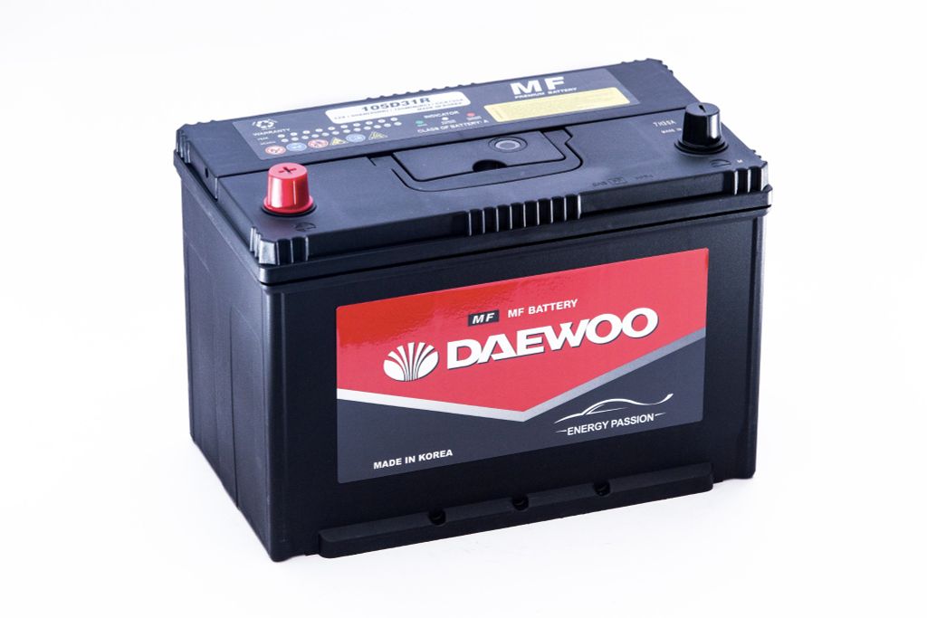 Bình ắc quy Ô tô NGOẠI NHẬP - Daewoo 105D31R  12V - 90AH
