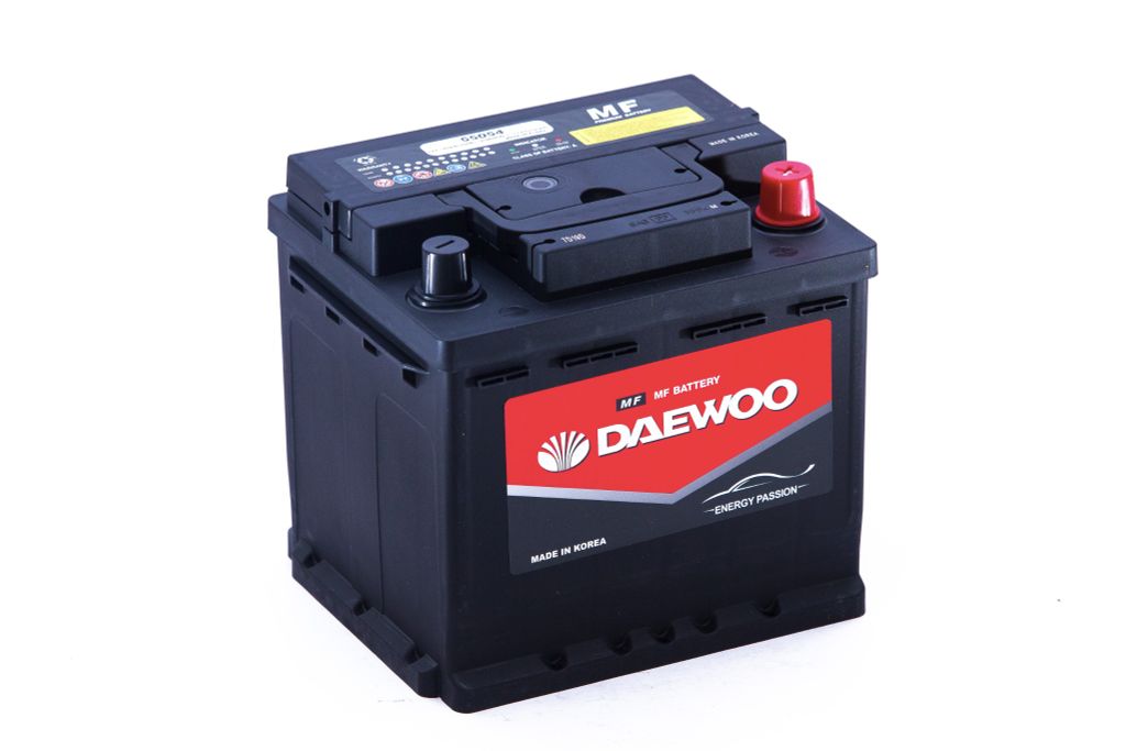 Bình ắc quy Ô tô NGOẠI NHẬP - Daewoo DIN55054 12V - 50Ah