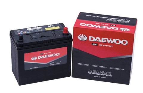 Bình ắc quy Ô tô NGOẠI NHẬP - Daewoo 55B24L 12V - 45AH