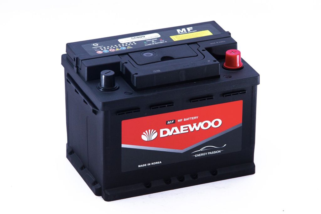 Bình ắc quy Ô tô NGOẠI NHẬP - Daewoo DIN56009 12V - 60AH