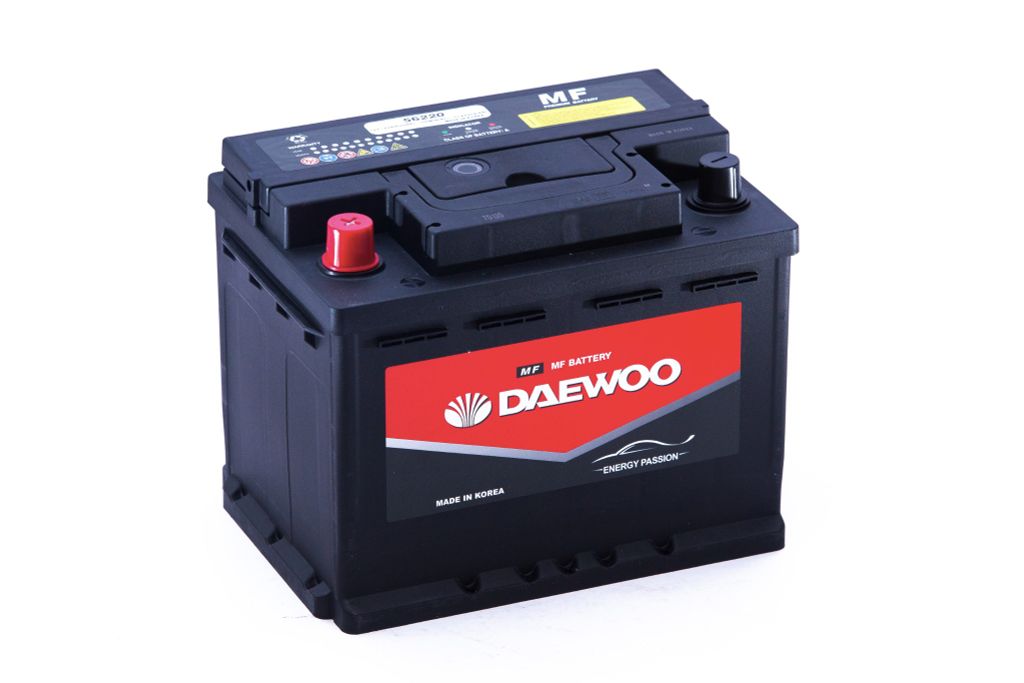 Bình ắc quy Ô tô NGOẠI NHẬP - Daewoo DIN56220 12V - 62AH